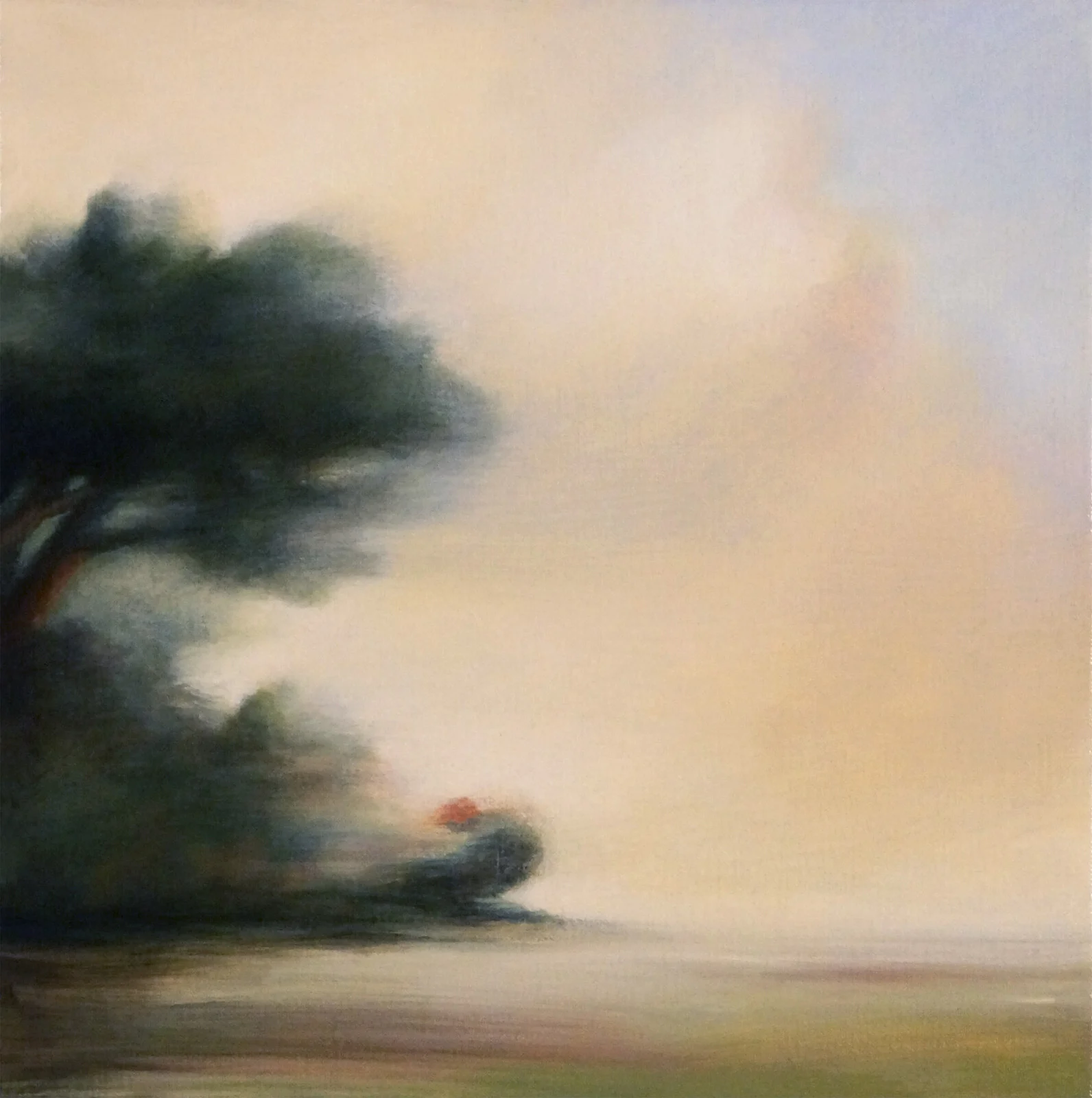 Oljemålning Searching for mr. Swedenborg. av Karl Johan Lilliesköld