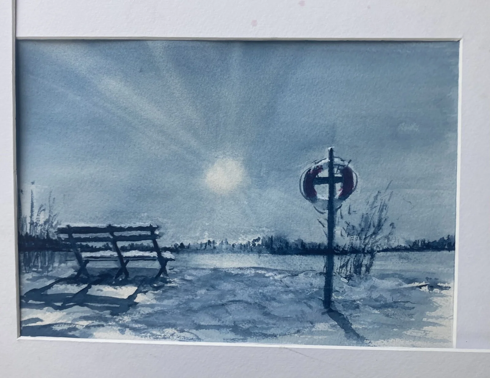 Akvarell av Mats Pedersen