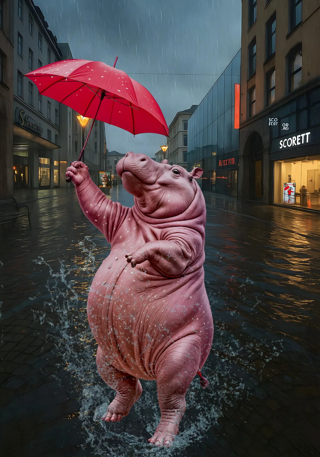 Pinkerton, the Hippo av Jörgen Thornberg