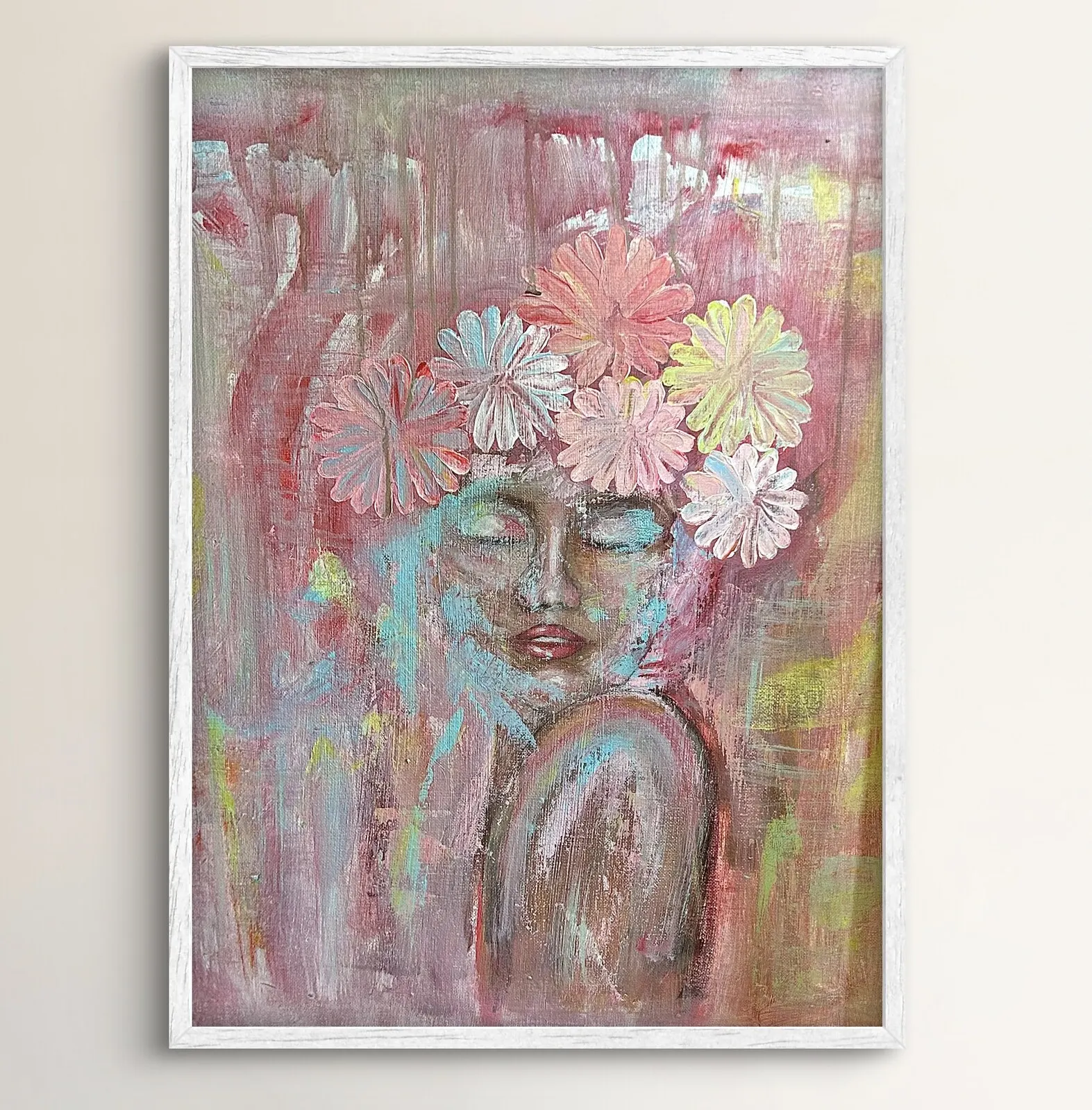 Akrylmålning Summer sparkle av Frida Eckert