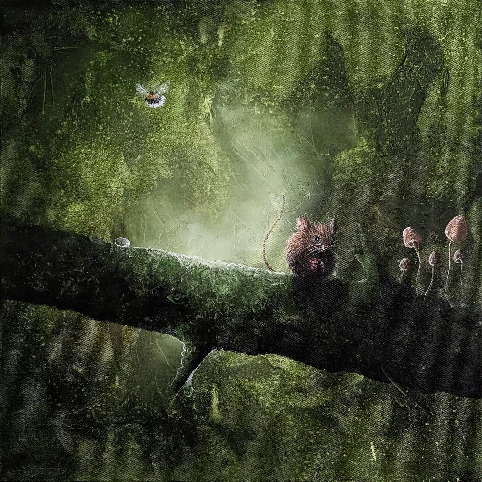 Akrylmålning Min lilla skatt av Tutta Domenstam