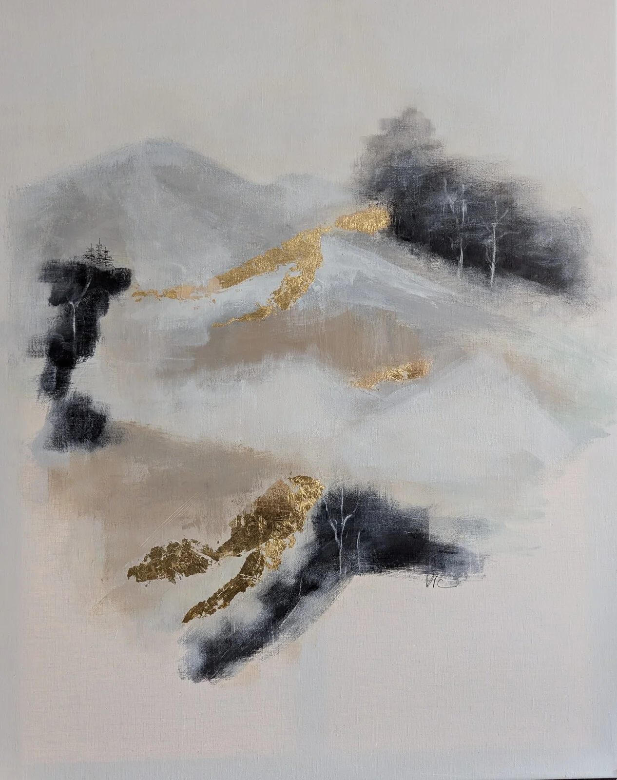 Golden landscape av Victoria Sellgren