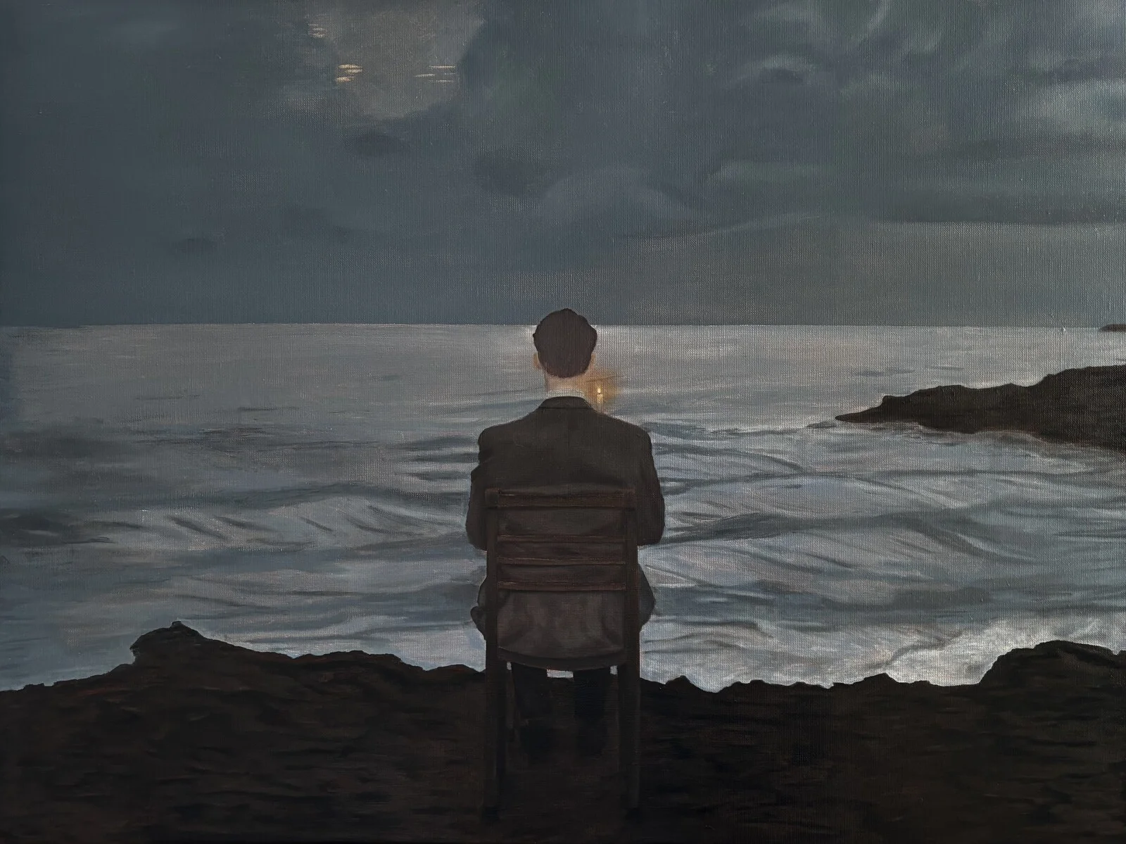Oljemålning Son of a dusk av Alexander Ingvar