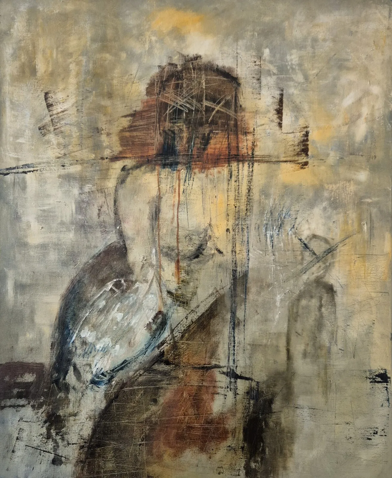 Oljemålning Det inre spekulerar av Christian Svensson