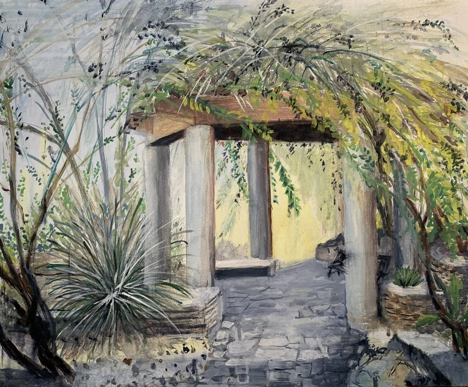 Desert Spring Zoo pergola Palm Springs av Carlyle Minnaar
