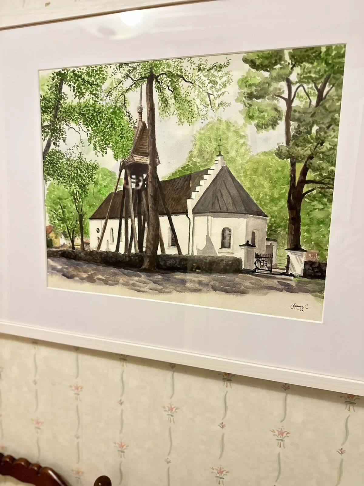 Akvarell av Johanna Cederqvist