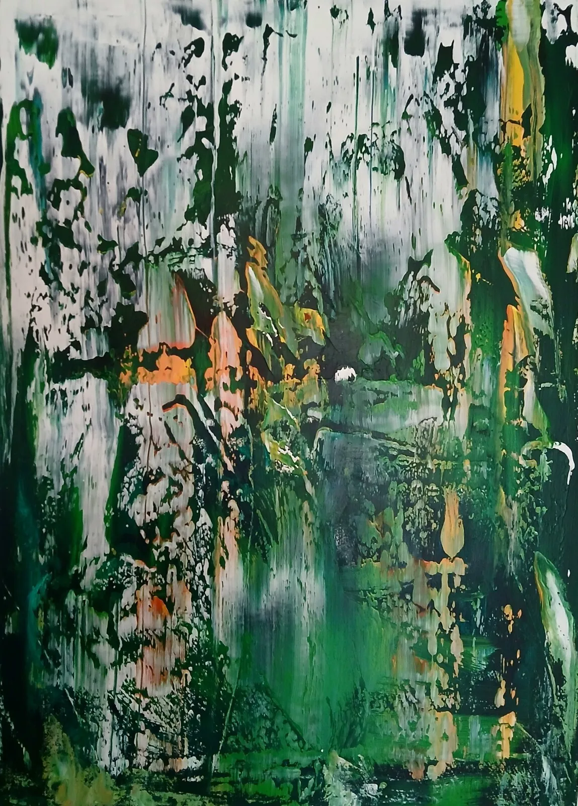 Akrylmålning Forest Echoes II av Tobias Staaf
