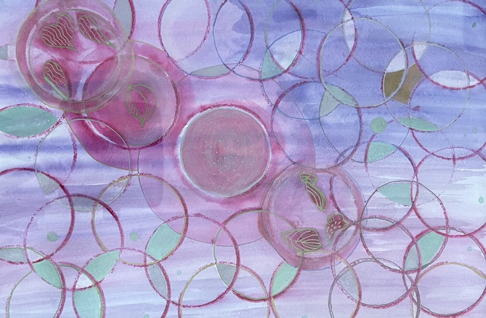 Akvarell Våra energisystem av Christina Jonsson