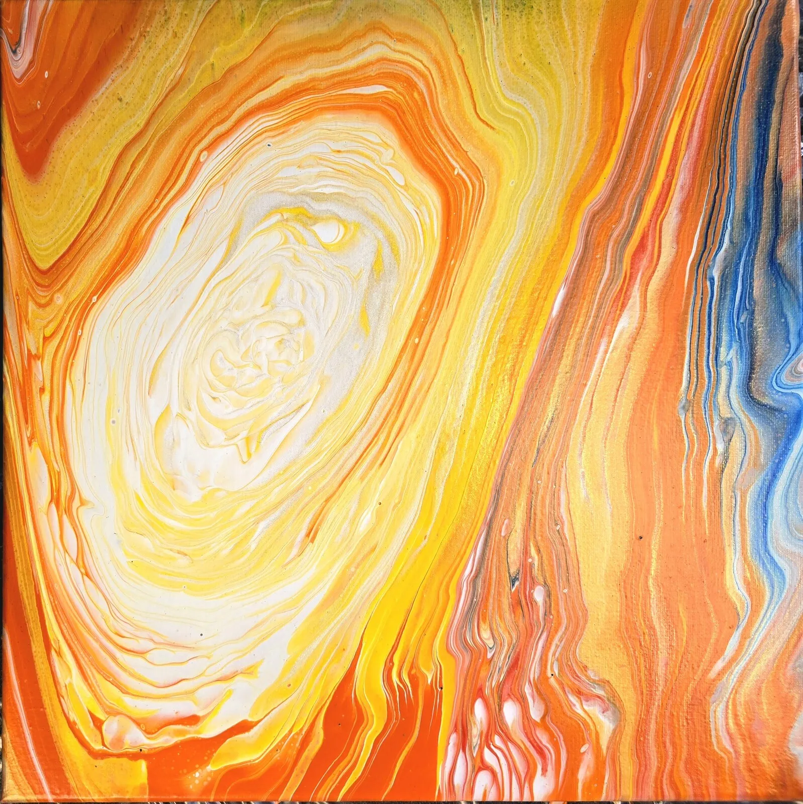 Akrylmålning Solstorm av Marita Westerberg