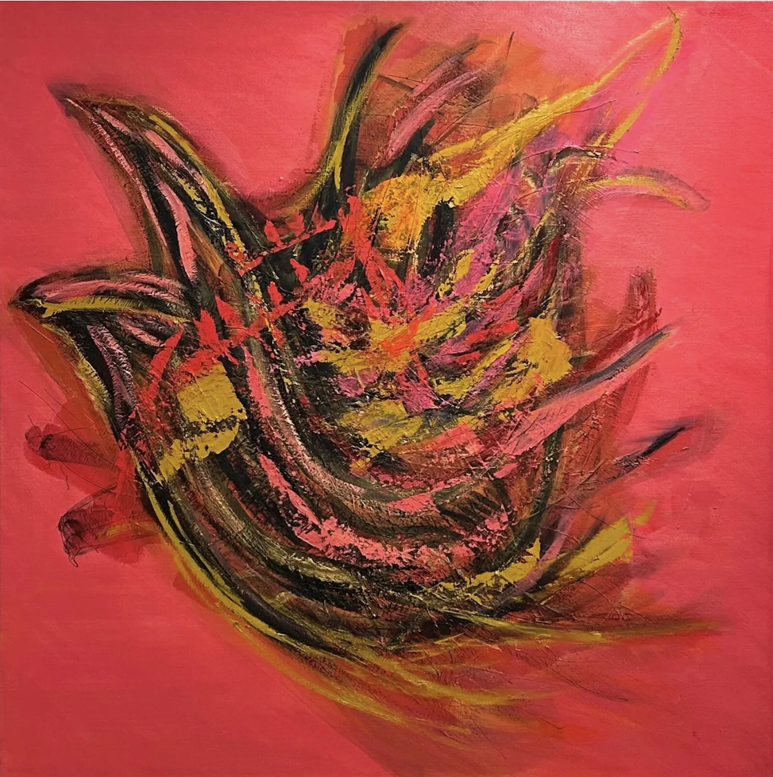 Oljemålning Pathways av Nic Clarke