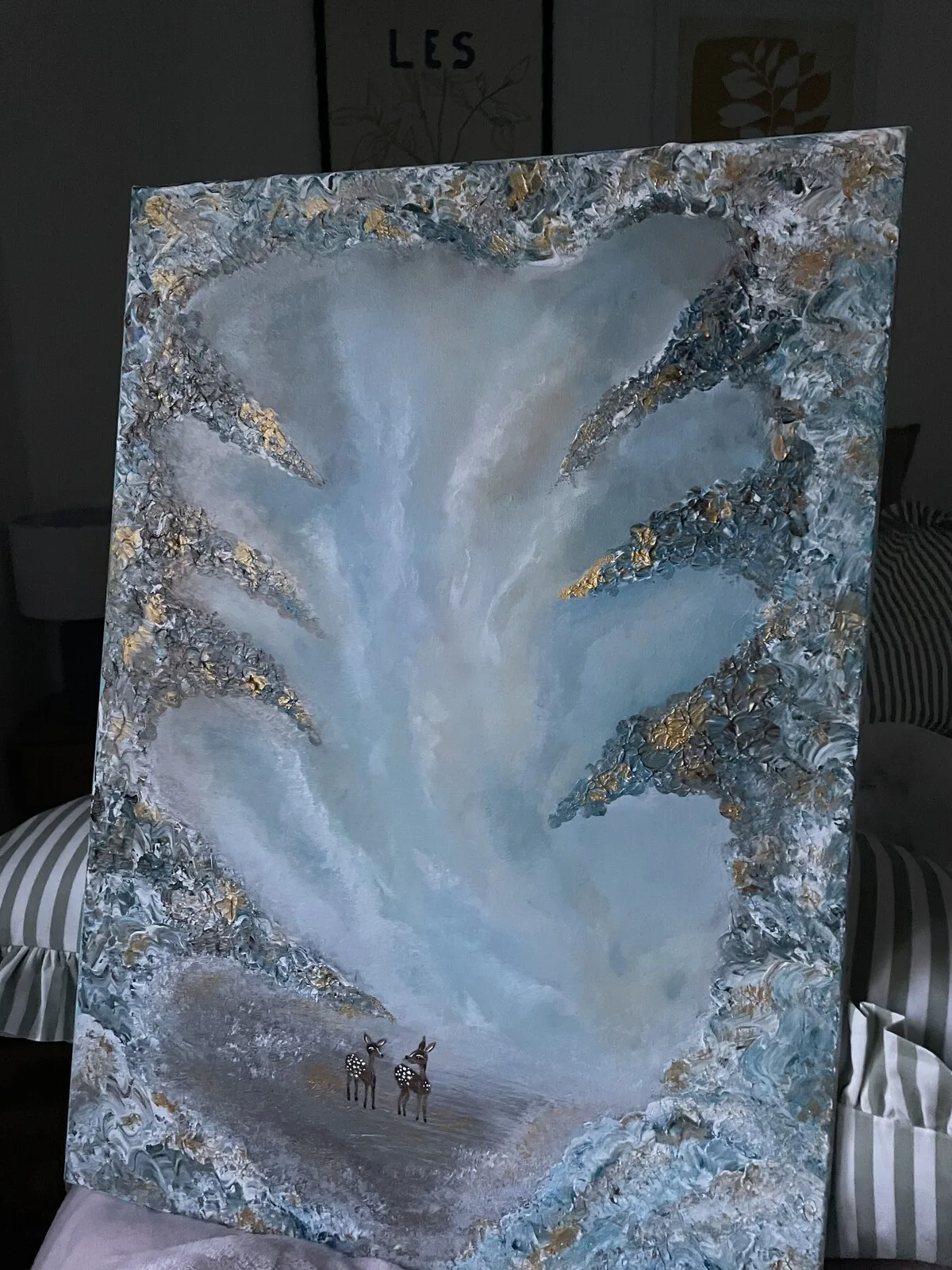 Akrylmålning Harmoni av Clara Hilding