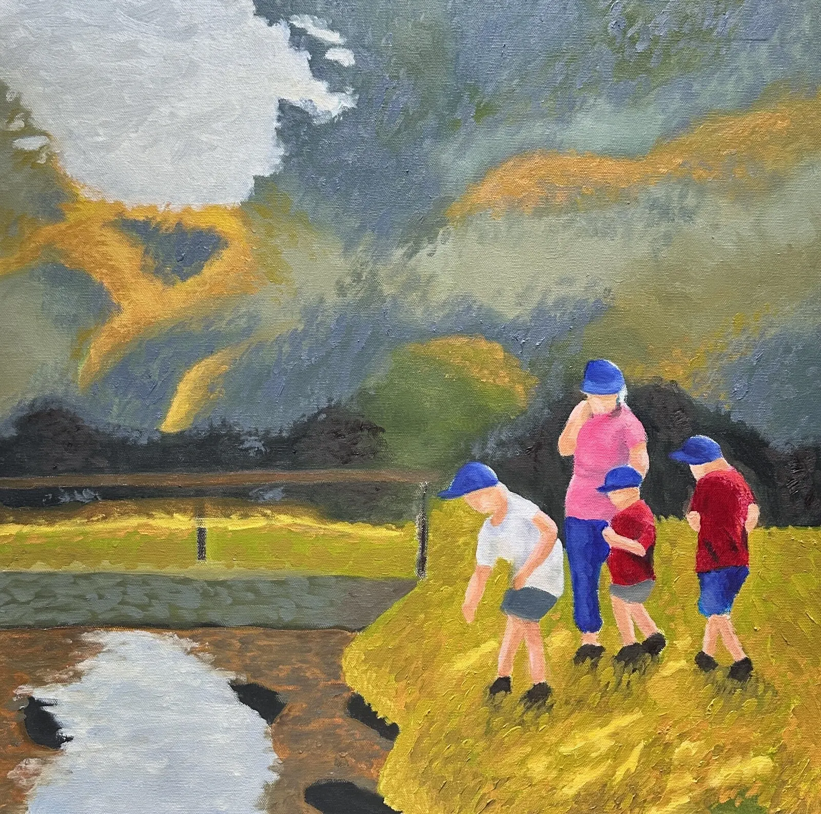 Oljemålning Sofiero av Thomas Ekdahl