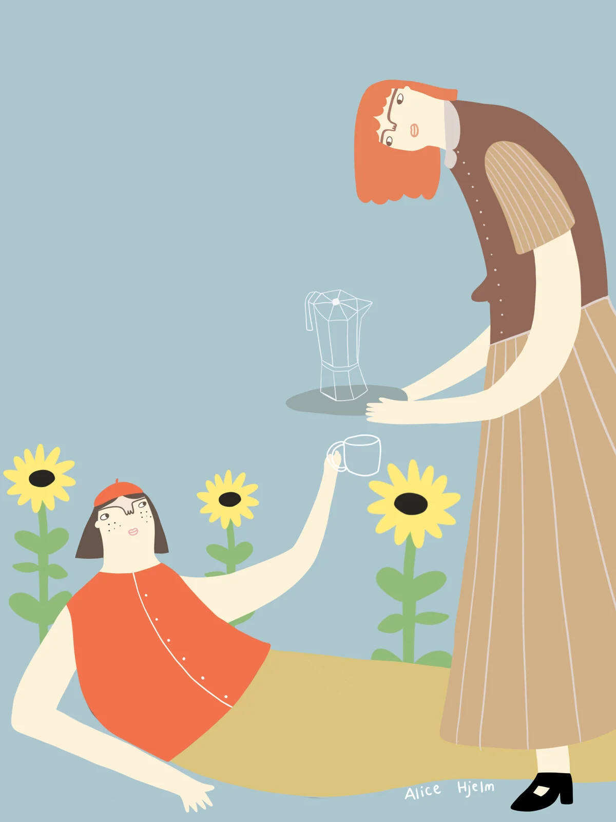 Bland solrosor av Alice Hjelm