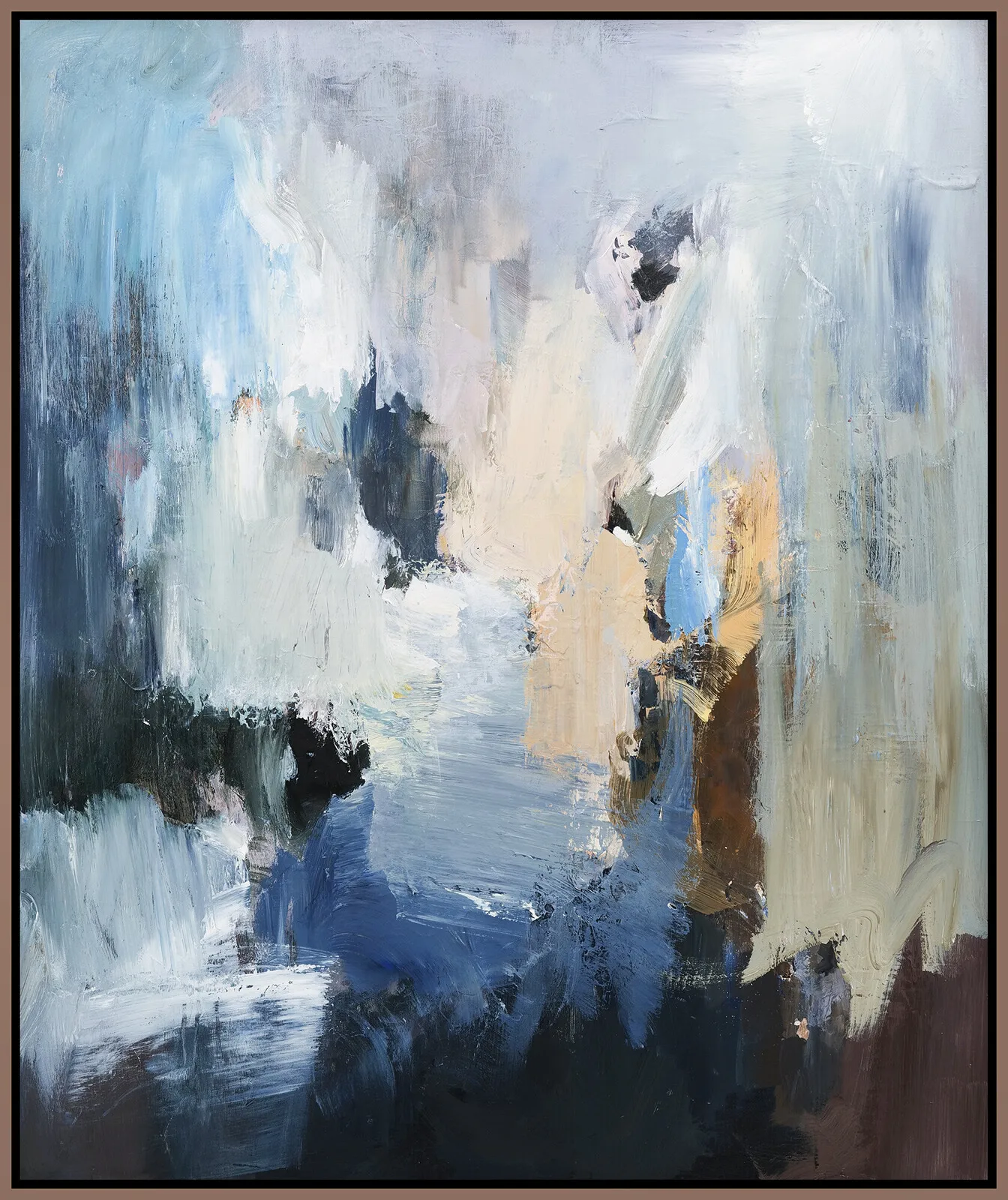 Akrylmålning Wandering Souls av Tomas Hammar