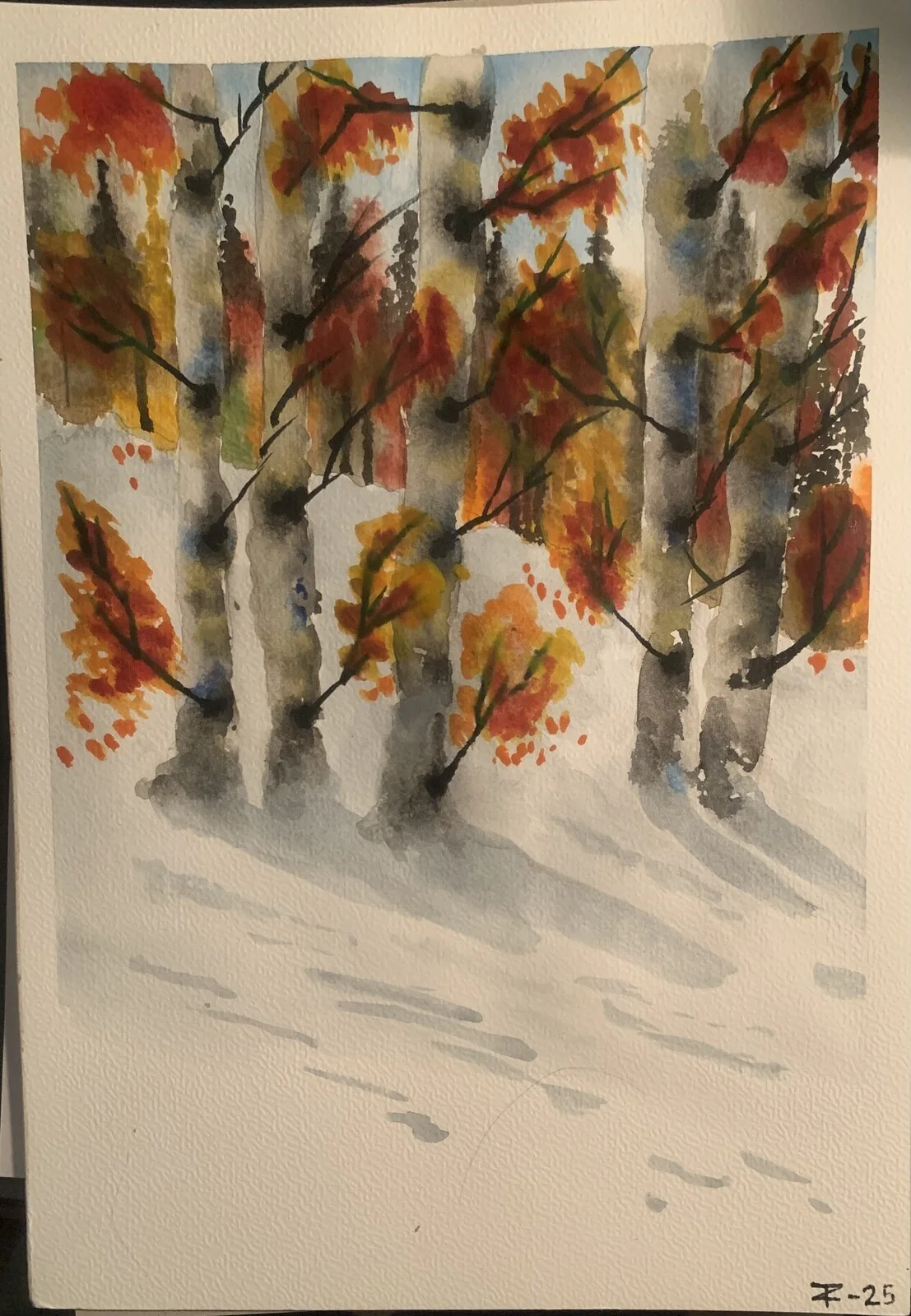 Akvarell av Tobias Zbutowicz