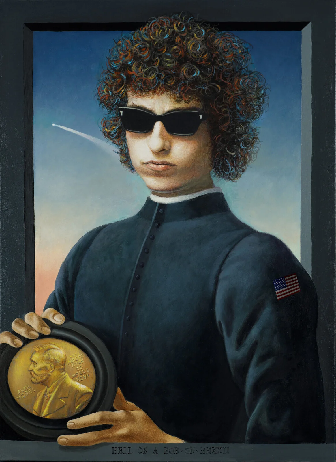 Oljemålning Hell of a Bob av Oleg Nourpeissov