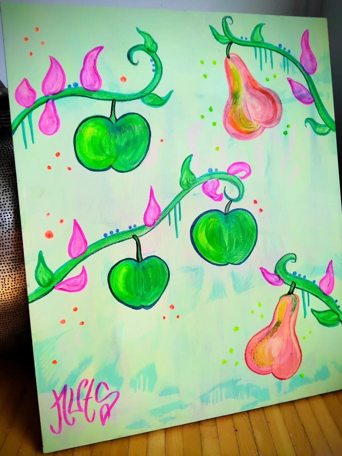 Akrylmålning av Nathalie Händen