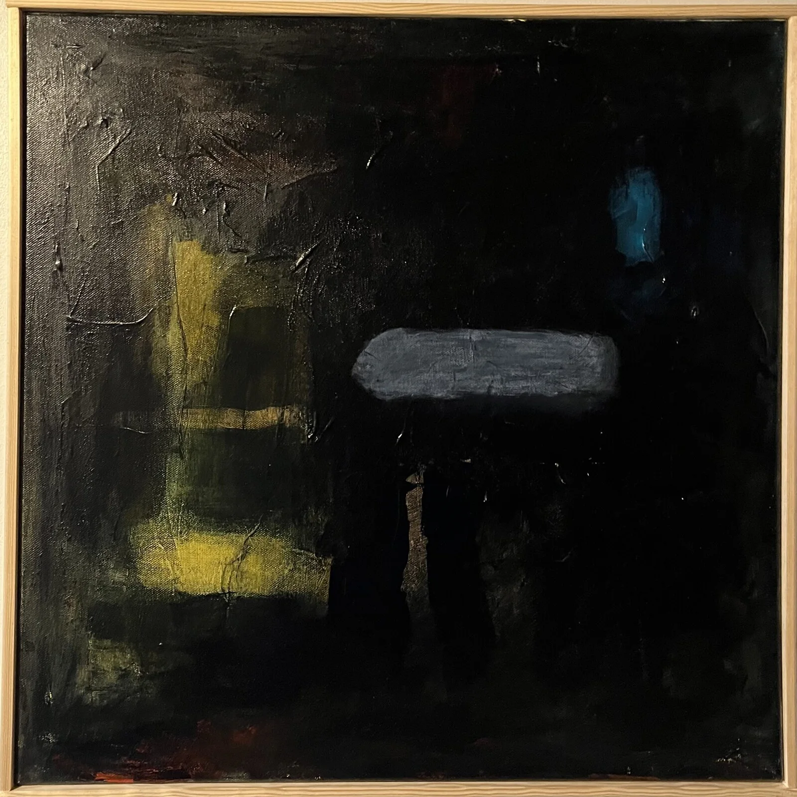 Akrylmålning Mummel och missförstånd av Cecilia S Andersson