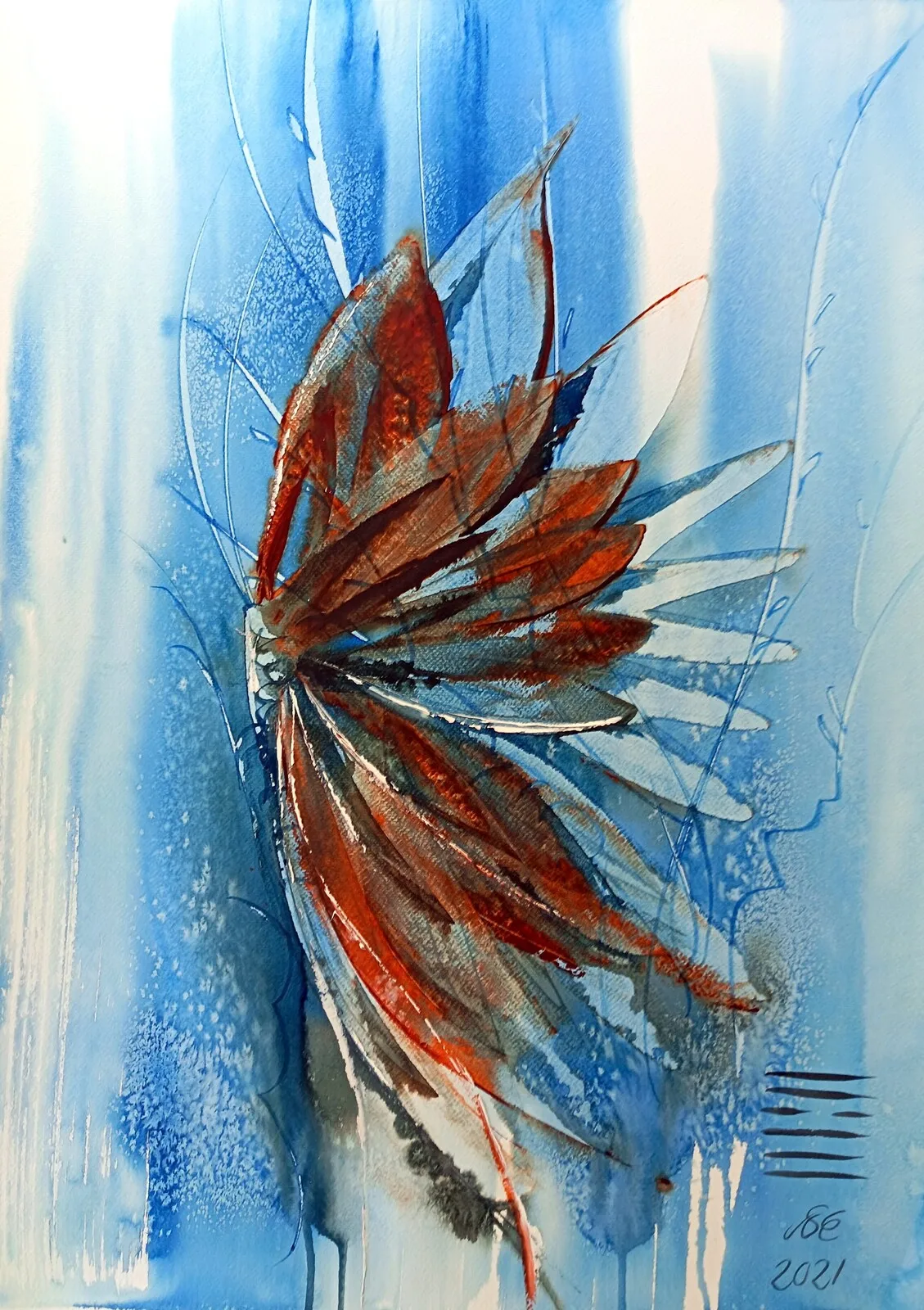 Akvarell 9. Liten makt av Ann-Sofie Eriksson