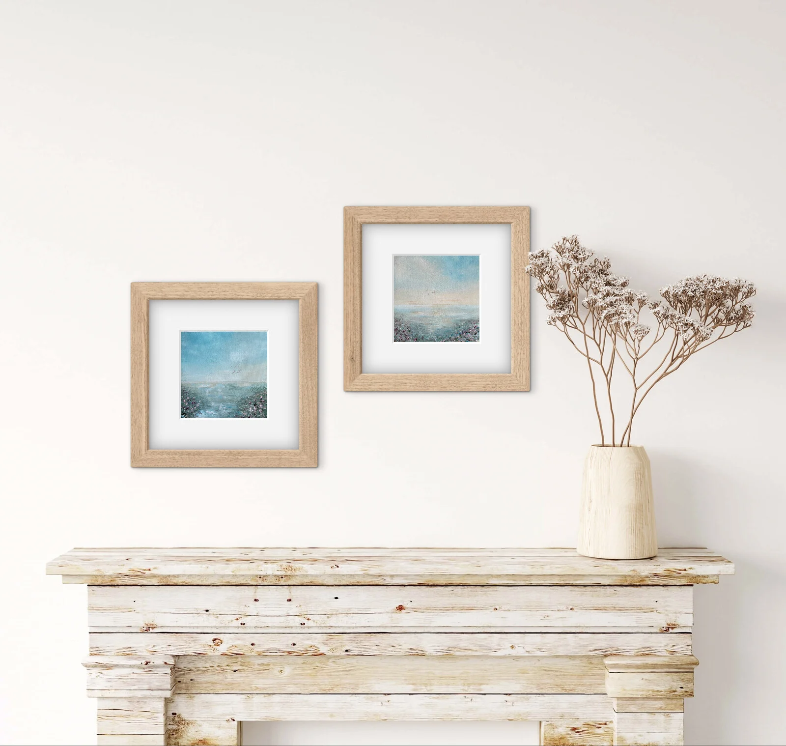 Akrylmålning Minisar nr VIII av Anneli Bendius