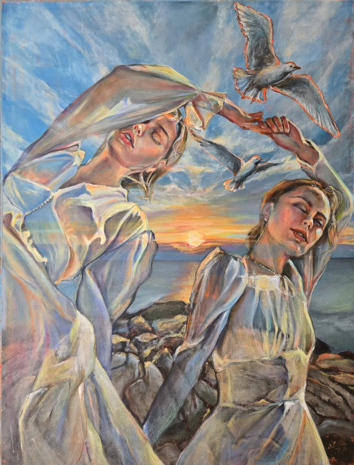Oljemålning Kullaberg. av Lana BLINK