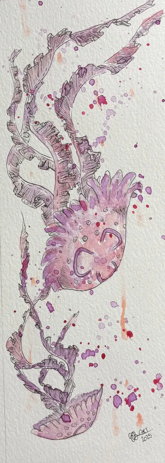 Akvarell Egot & Hasse av Sandra Bengtsson