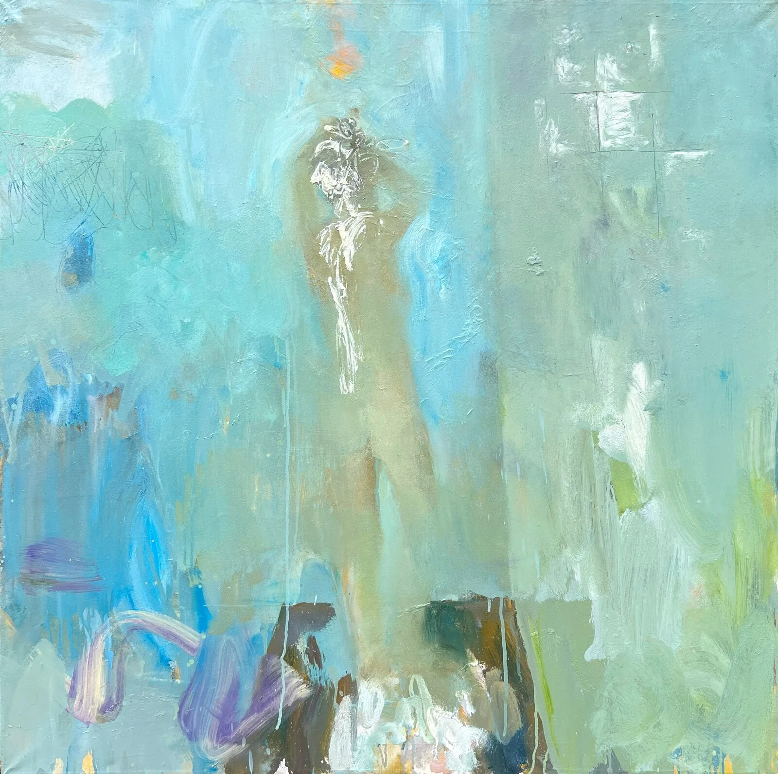 Oljemålning Summer Shower av Zakhar Shevchuk