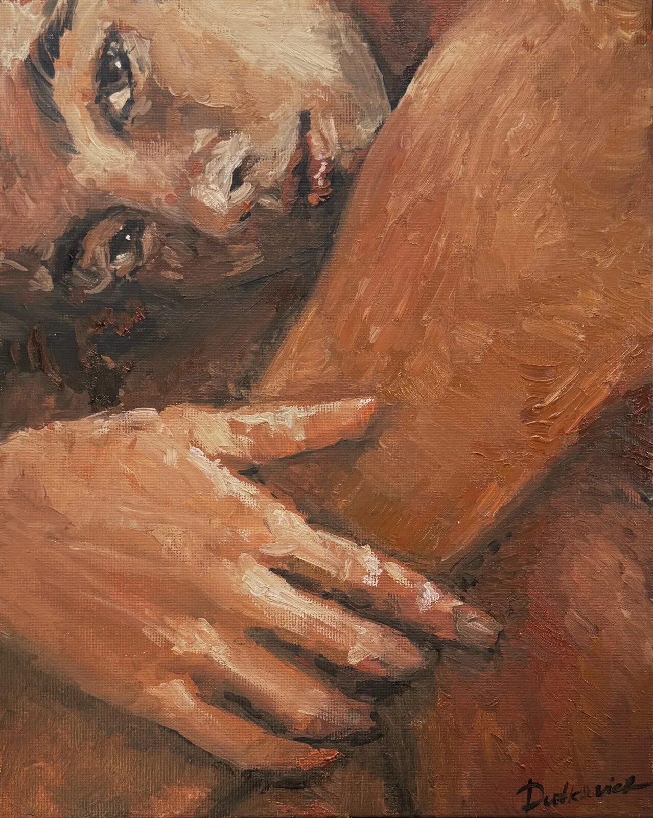 Oljemålning Kvinna av Ekaterina Dutkevich