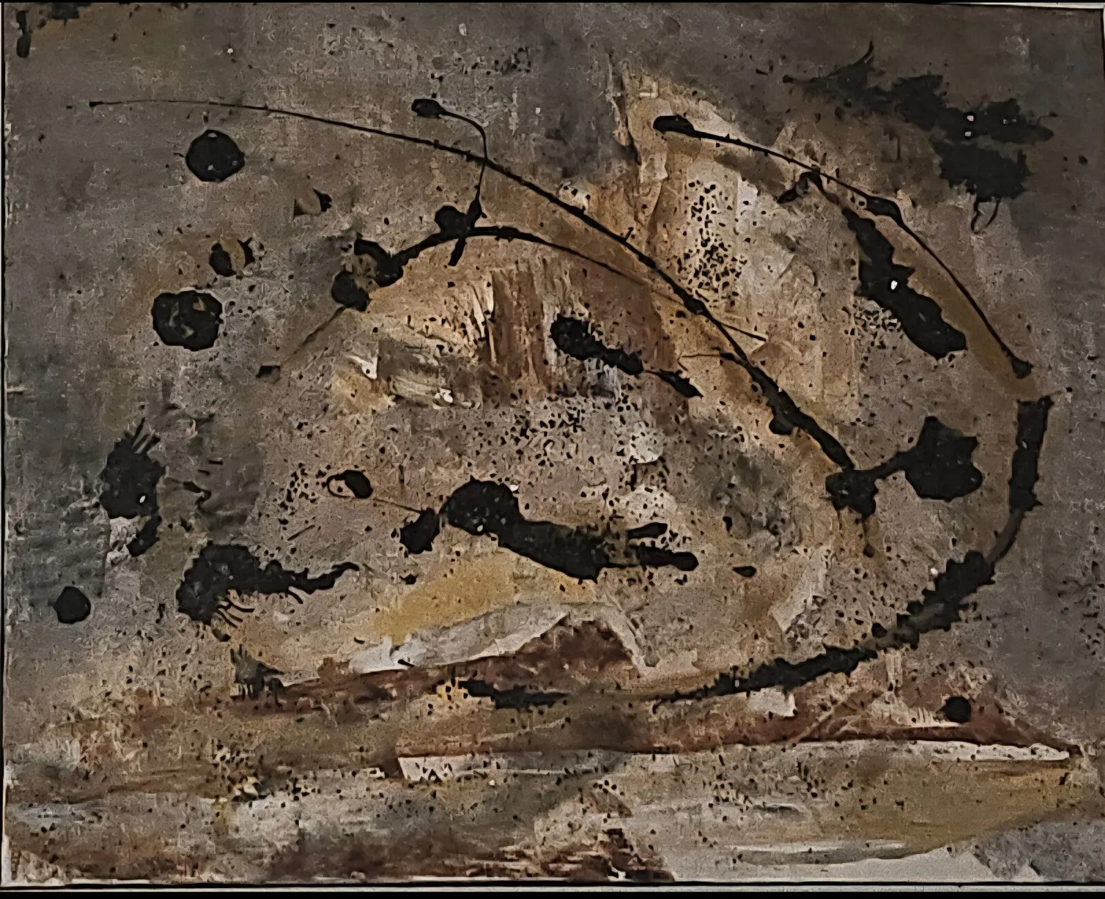 Akrylmålning Apopocalyps av Stephanie Zepacki Pedersen