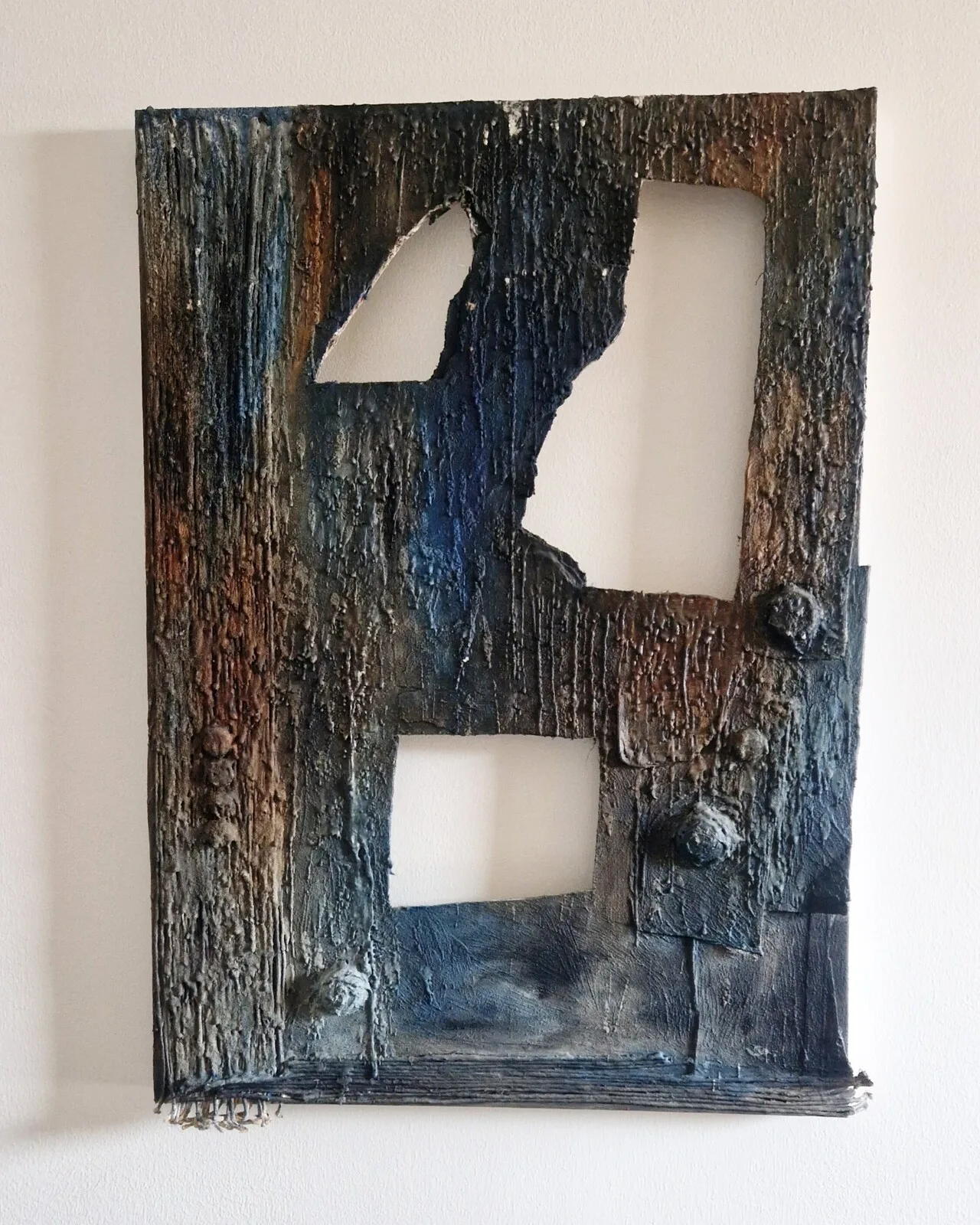 Oljemålning Abstrakt konsthantverk av Anna Aronsson