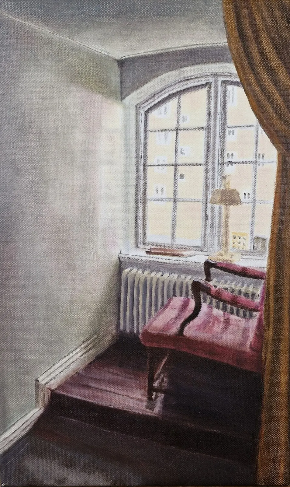 Oljemålning Min plats av Marie Ringqvist