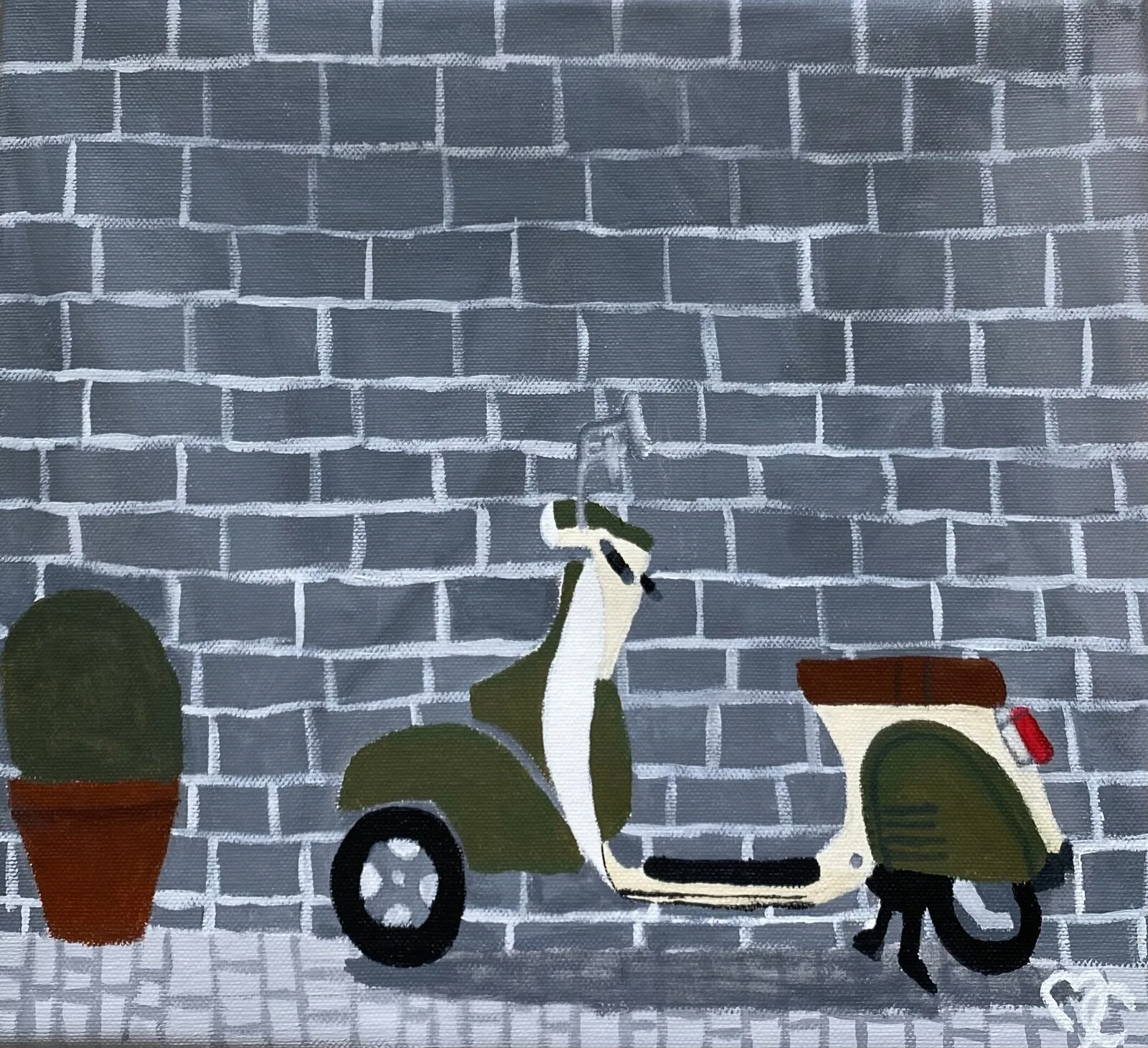 Vespa in Porto av Matilda Carlström