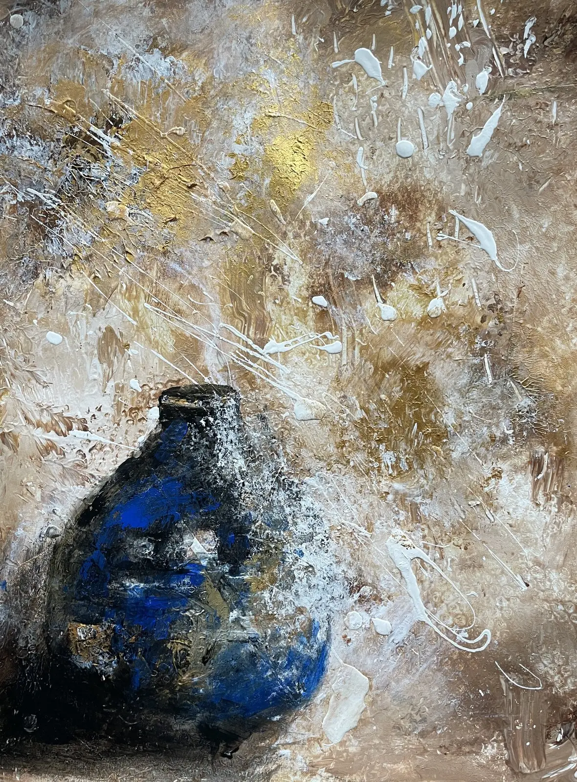 Akrylmålning Bevarat i tid av Gunilla Tuvin