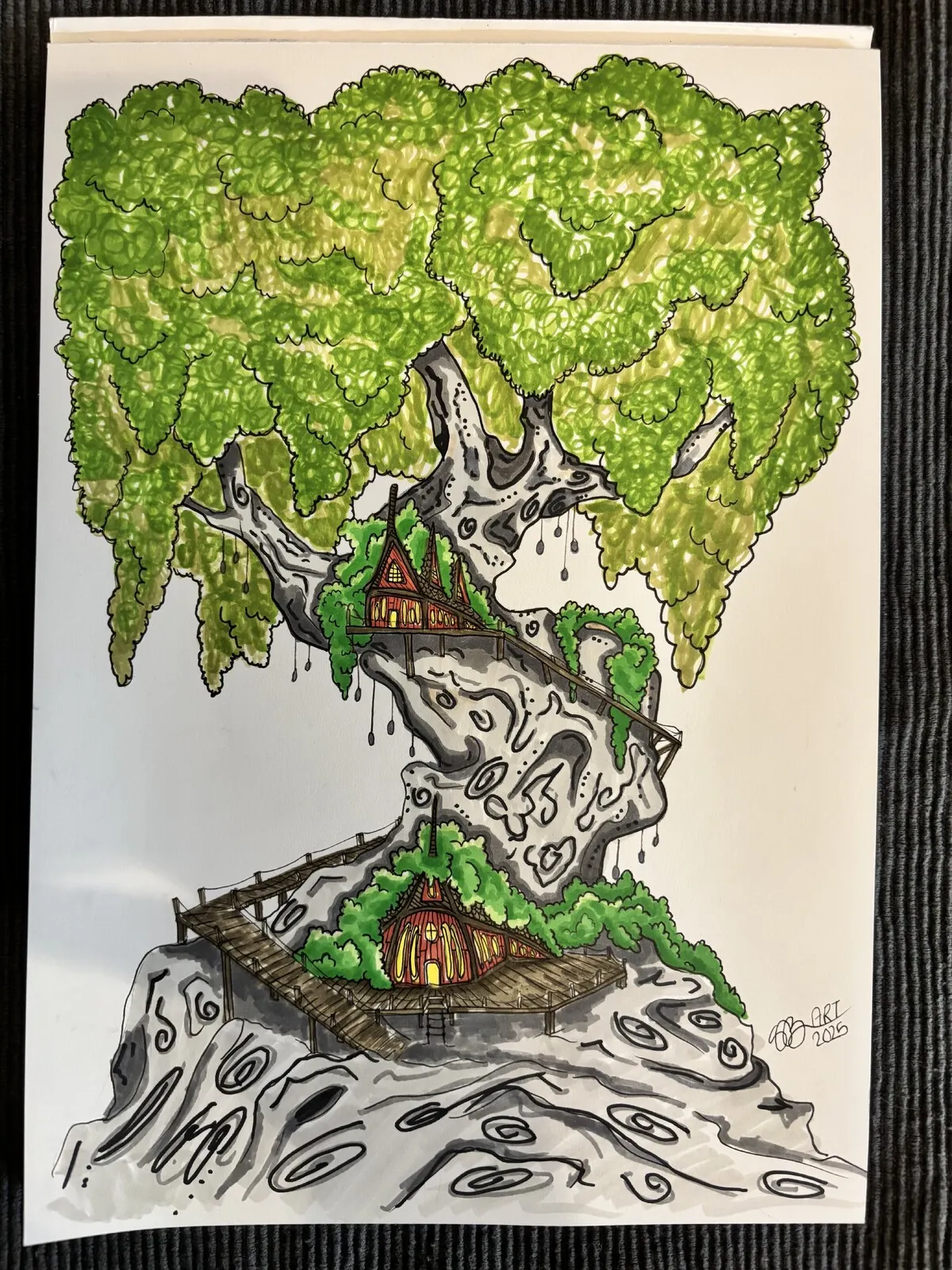 Up in the trees av Sandra Bengtsson