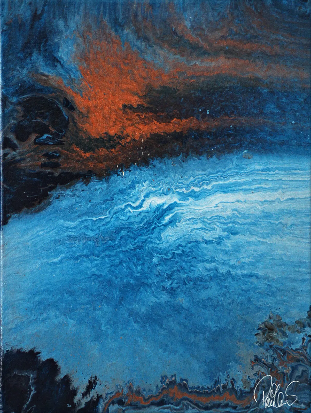 Akrylmålning 1015 av Pernilla Söder