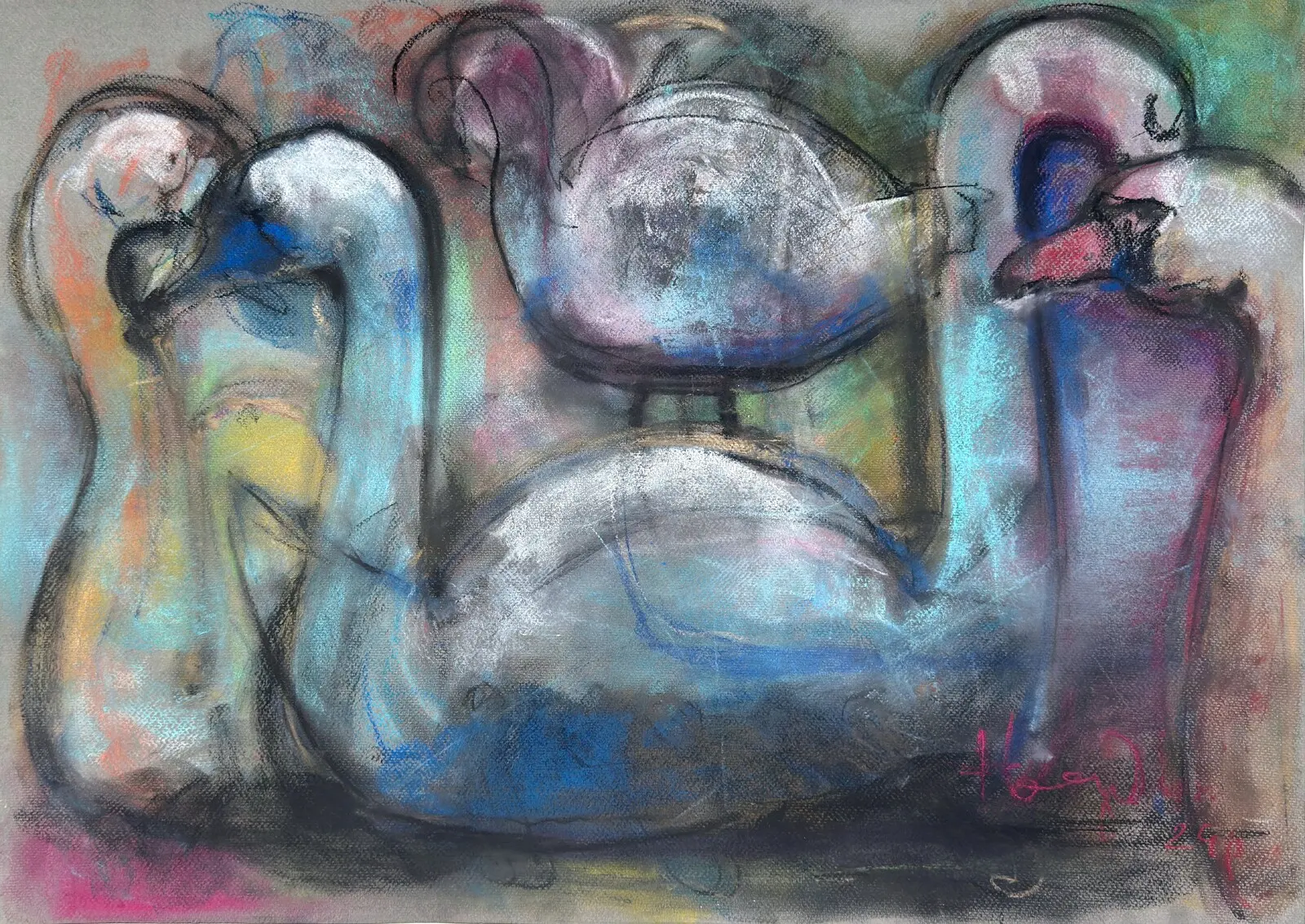 Pastel Animals II av Ivan Tverdun