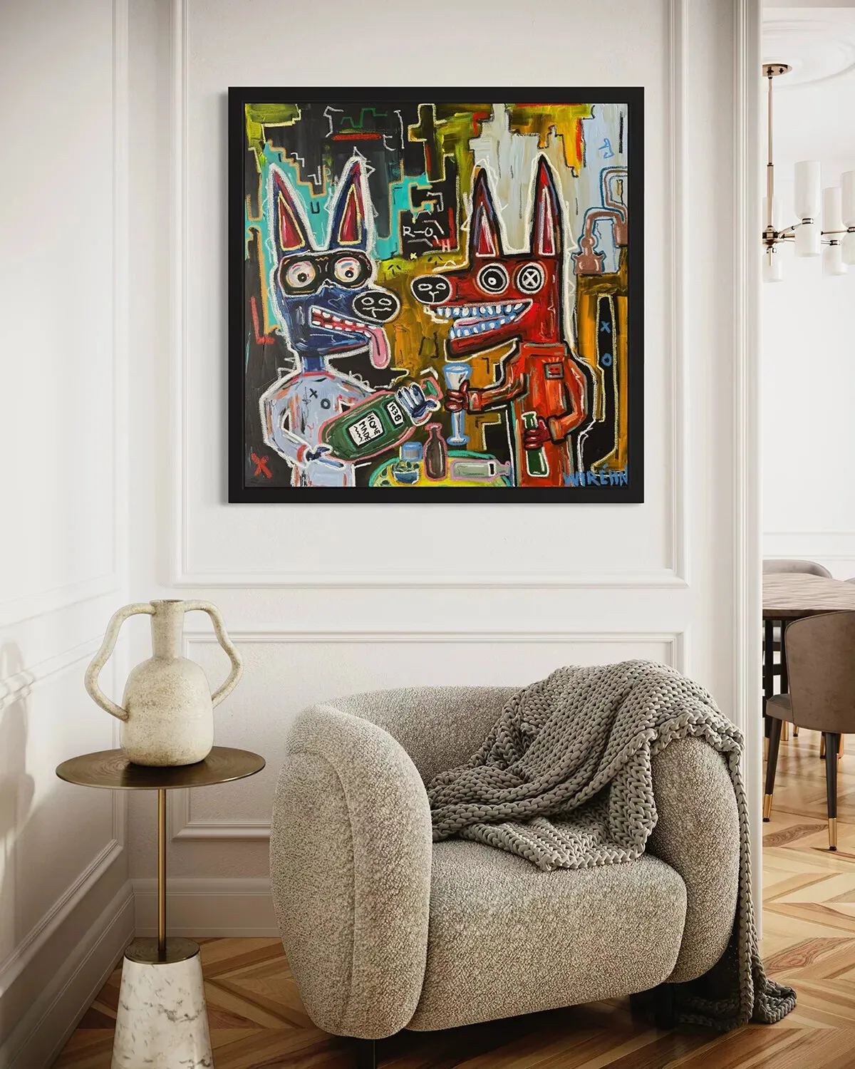 Akrylmålning Home made av Klas Wirehn