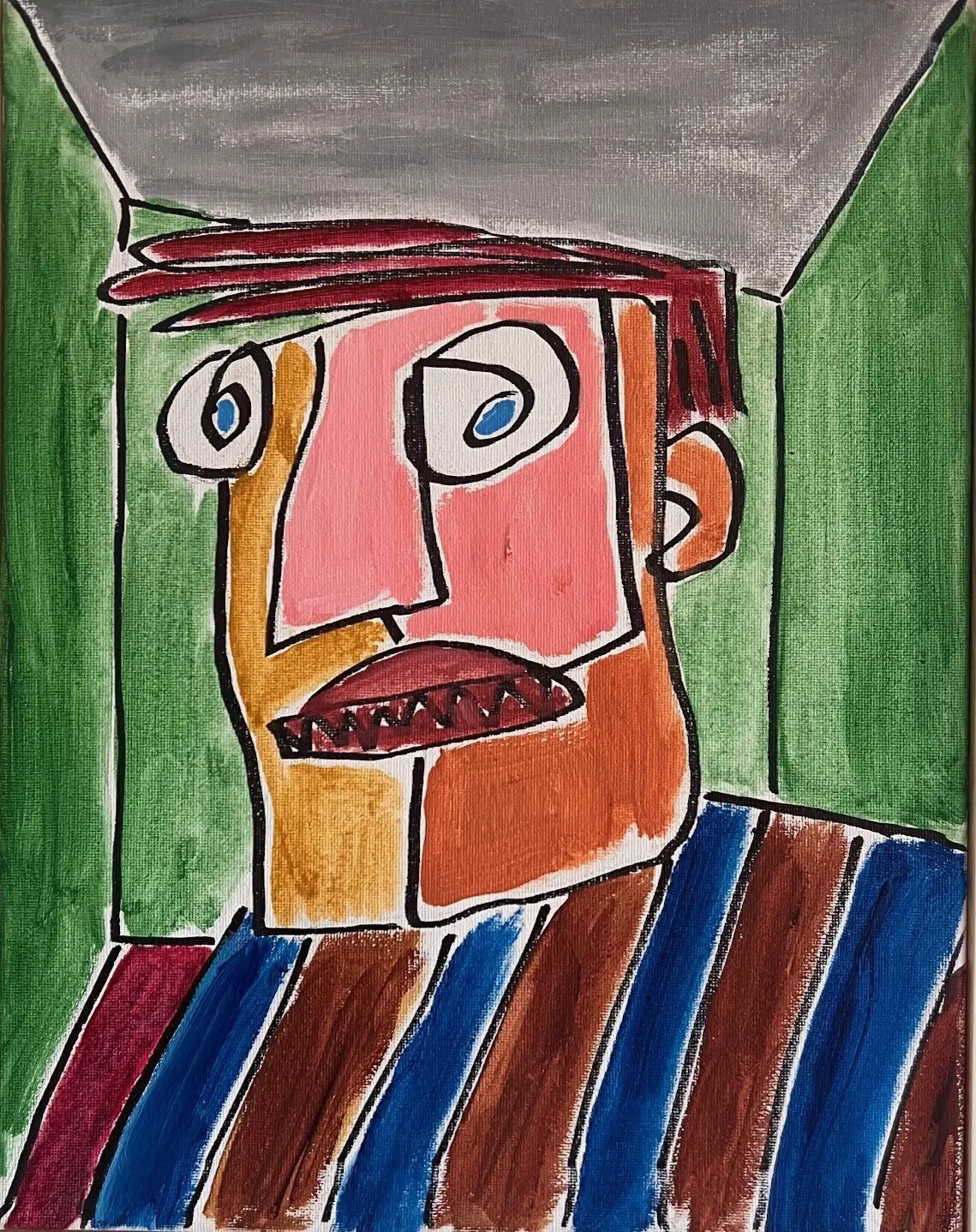 Akrylmålning Fall/höst av Johan Marcus