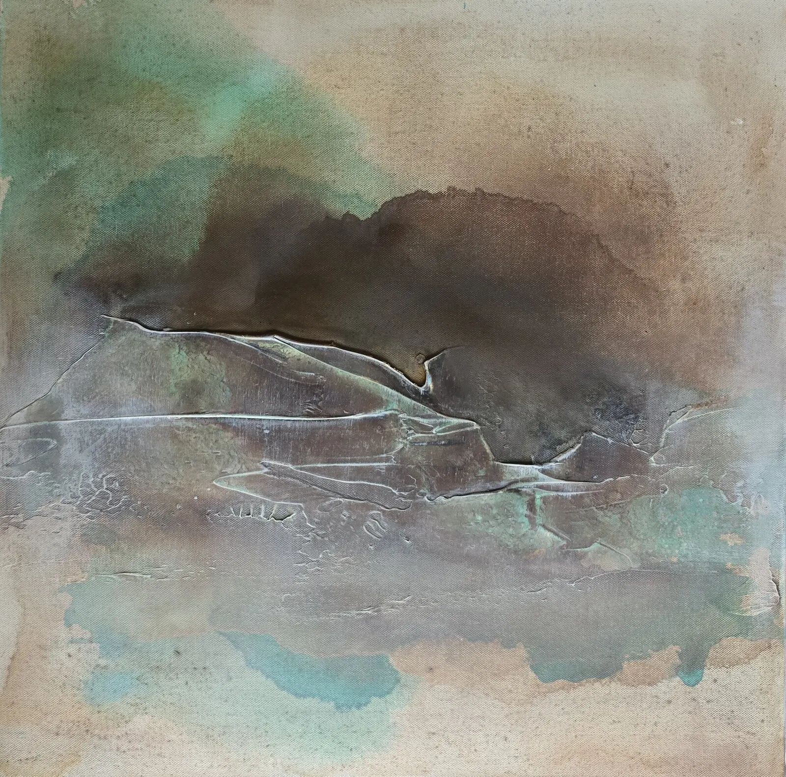 Akrylmålning Ancient Tides av Lina Ekstrand