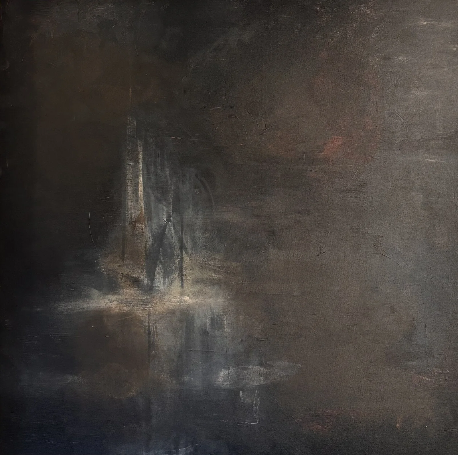 Akrylmålning Light in the dark. av Josefin Pettersson