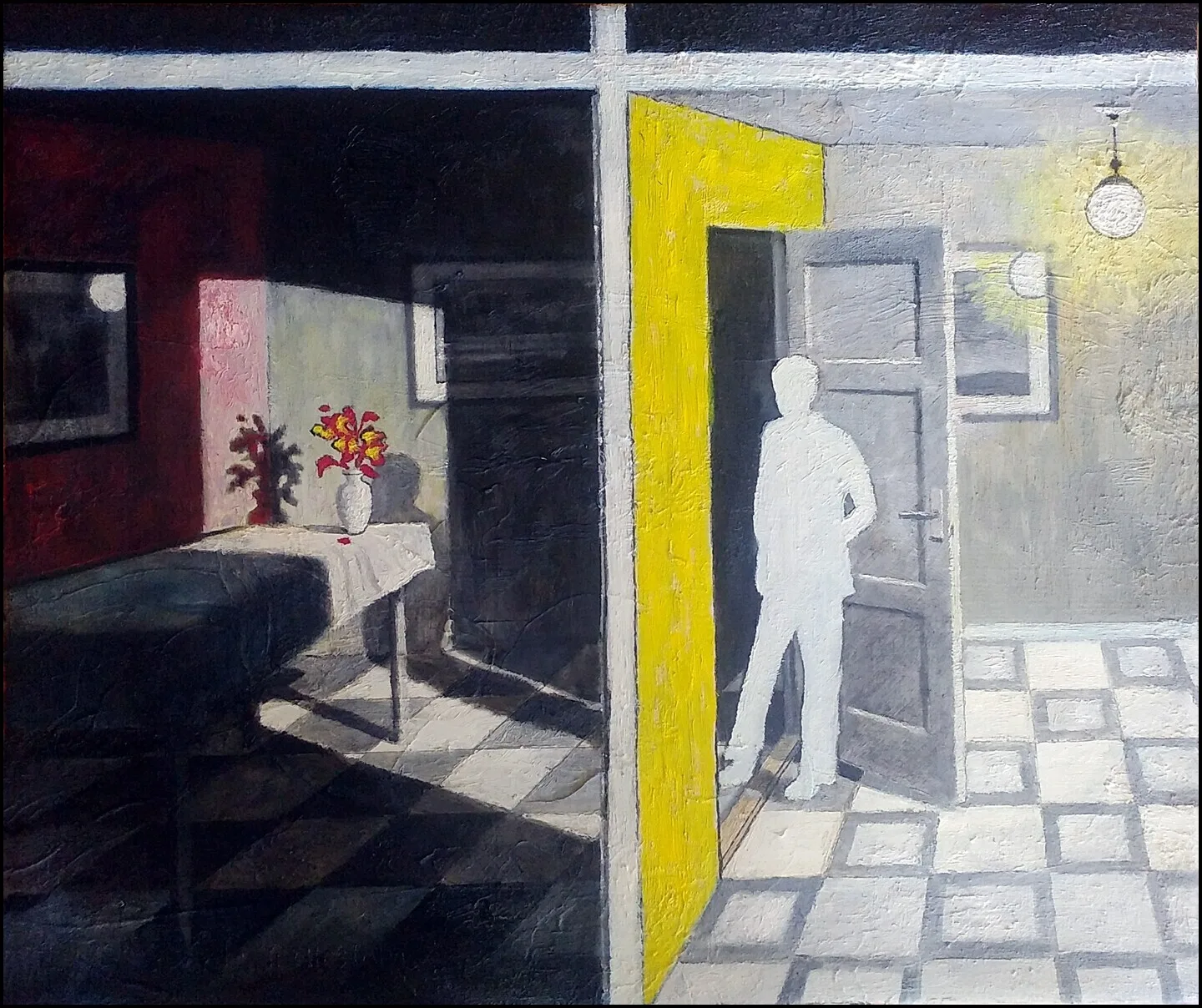 Oljemålning Från rum till rum av Svante Trottestam