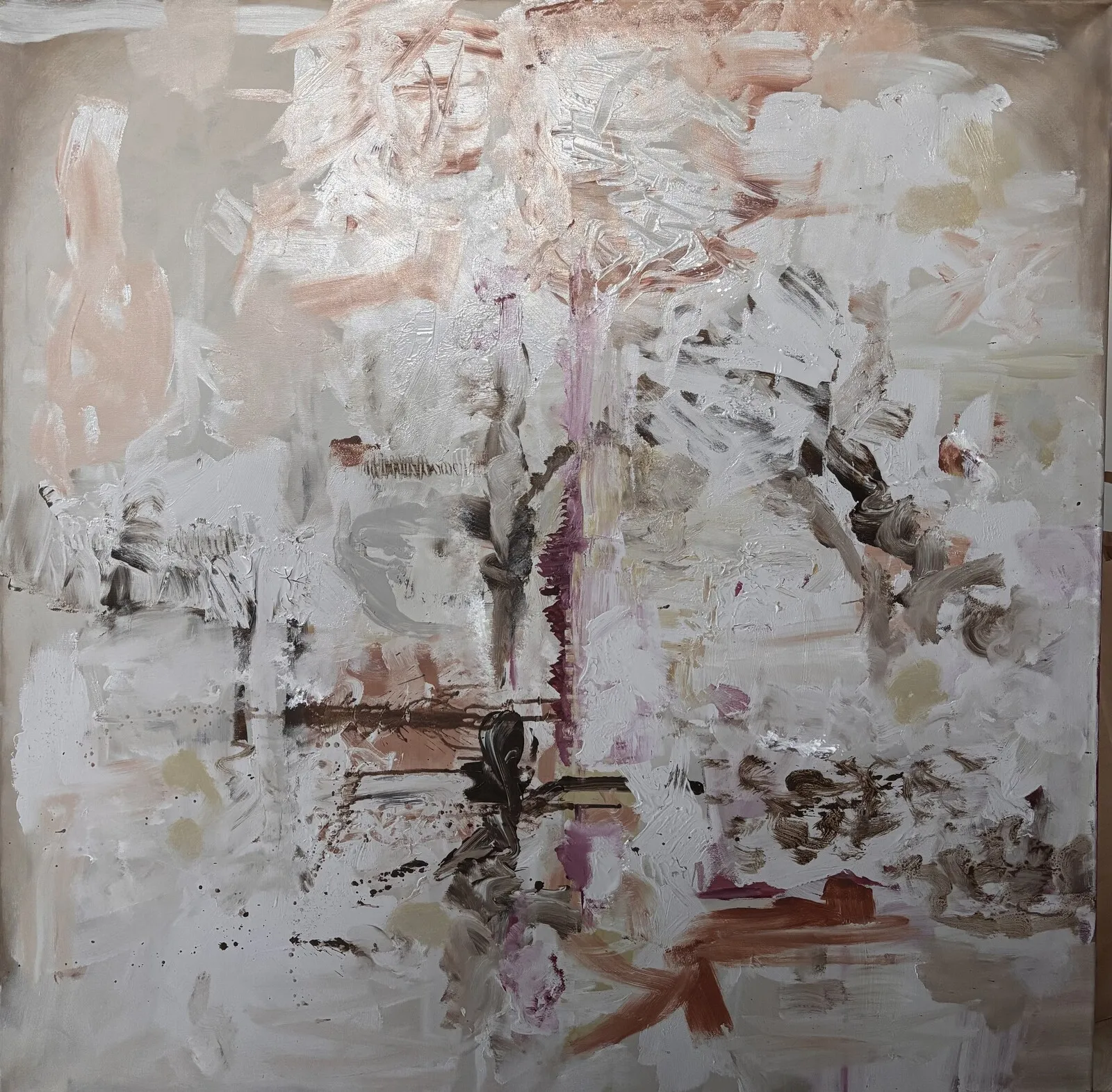 Akrylmålning On my mind. av Josefin Pettersson