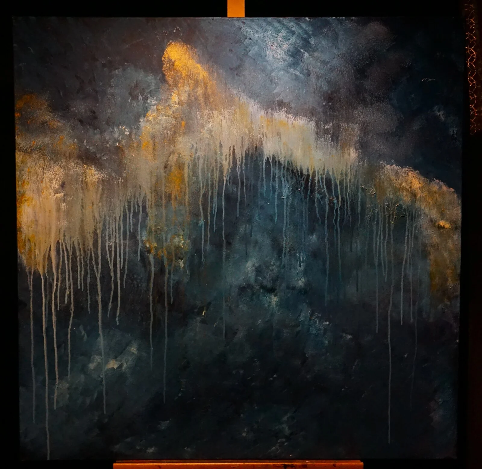 Akrylmålning Glaciärglöd av Eddie Rudolfsson