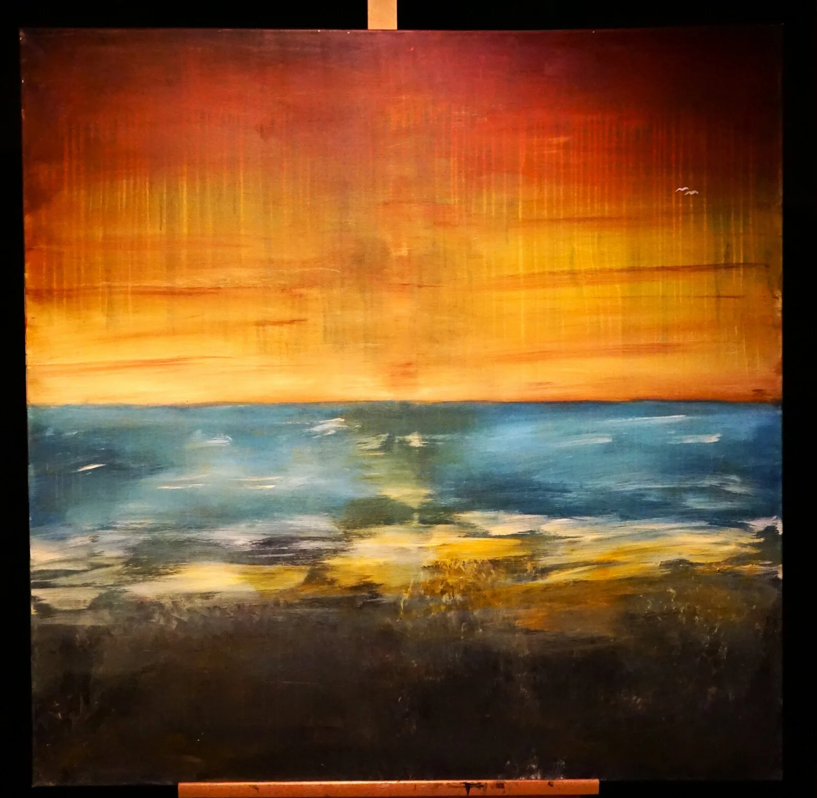 Akrylmålning av Eddie Rudolfsson