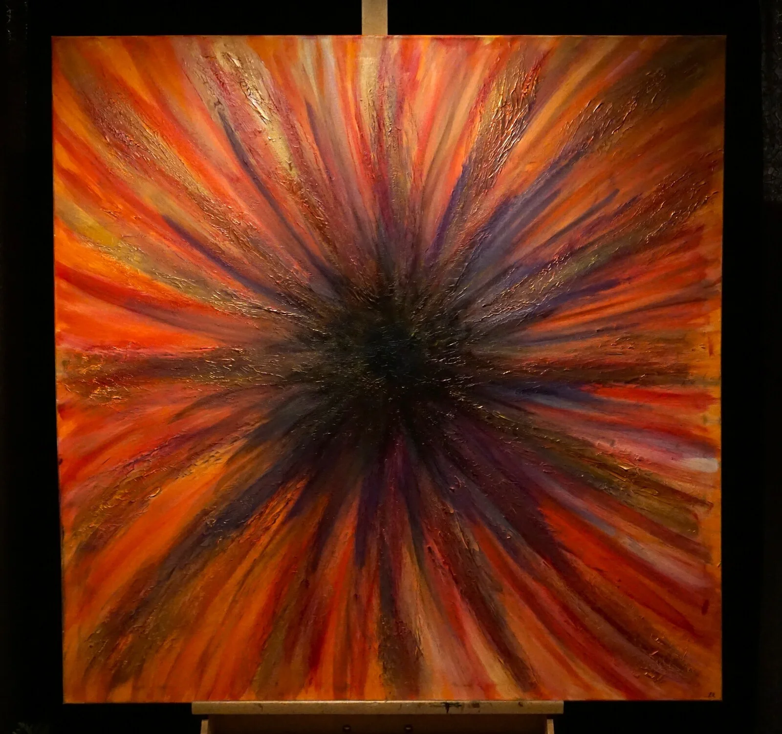 Akrylmålning av Eddie Rudolfsson