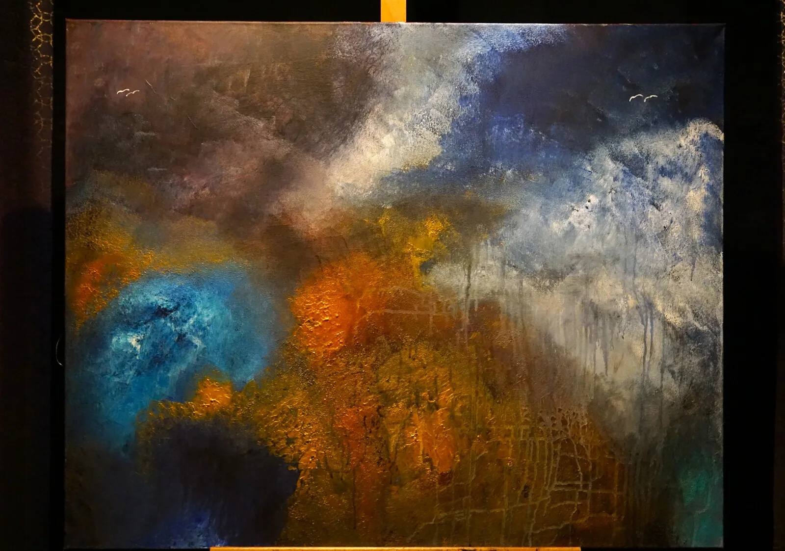 Akrylmålning av Eddie Rudolfsson