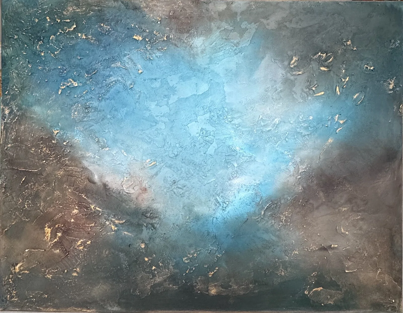 Akrylmålning Nebula av Csilla Seres