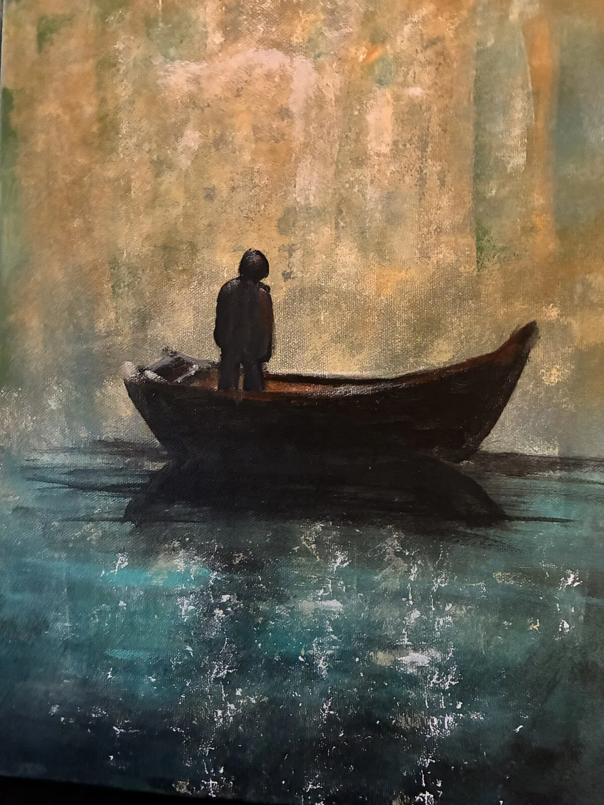 Akrylmålning Mystik av Lena Johansson