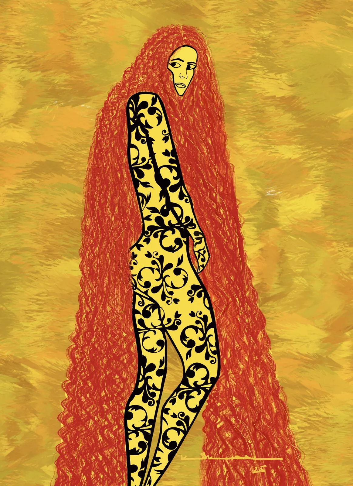 Red hair av Ahmed Köksal Güven