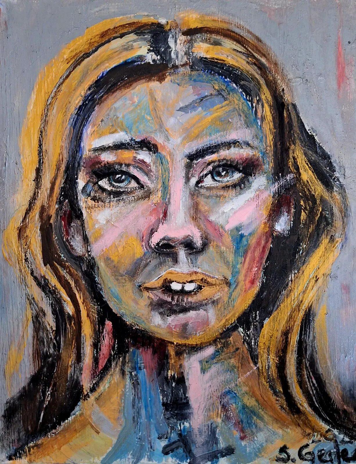 Akrylmålning Hängbar av Susanne Gerlecz